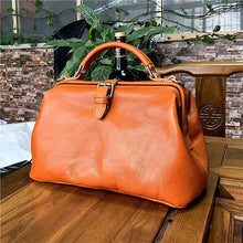 Load image into Gallery viewer, AETOO Tree cream retro handbags Hand-brushed leather female models shoulder slung portable doctor bag