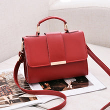 Load image into Gallery viewer, Women Fashion PU Leather Shoulder Small Flap Crossbody Handbags Top Handle Messenger Bags High Quality Luxury Ladies Hand Bag