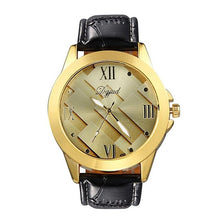 Load image into Gallery viewer, Round Analog Synthetic Watch Fashion Band Wrist Leather Quartz Men