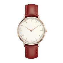 Load image into Gallery viewer, Bracelet Wrist Bangle To Schedule Analog Watch Easy Synthetic Quartz Leather Round Women Read
