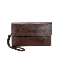 Load image into Gallery viewer, mylb Men's handbag fashion trend hand grab bag business double hand bag men purse soft leather large capacity bag PU leather